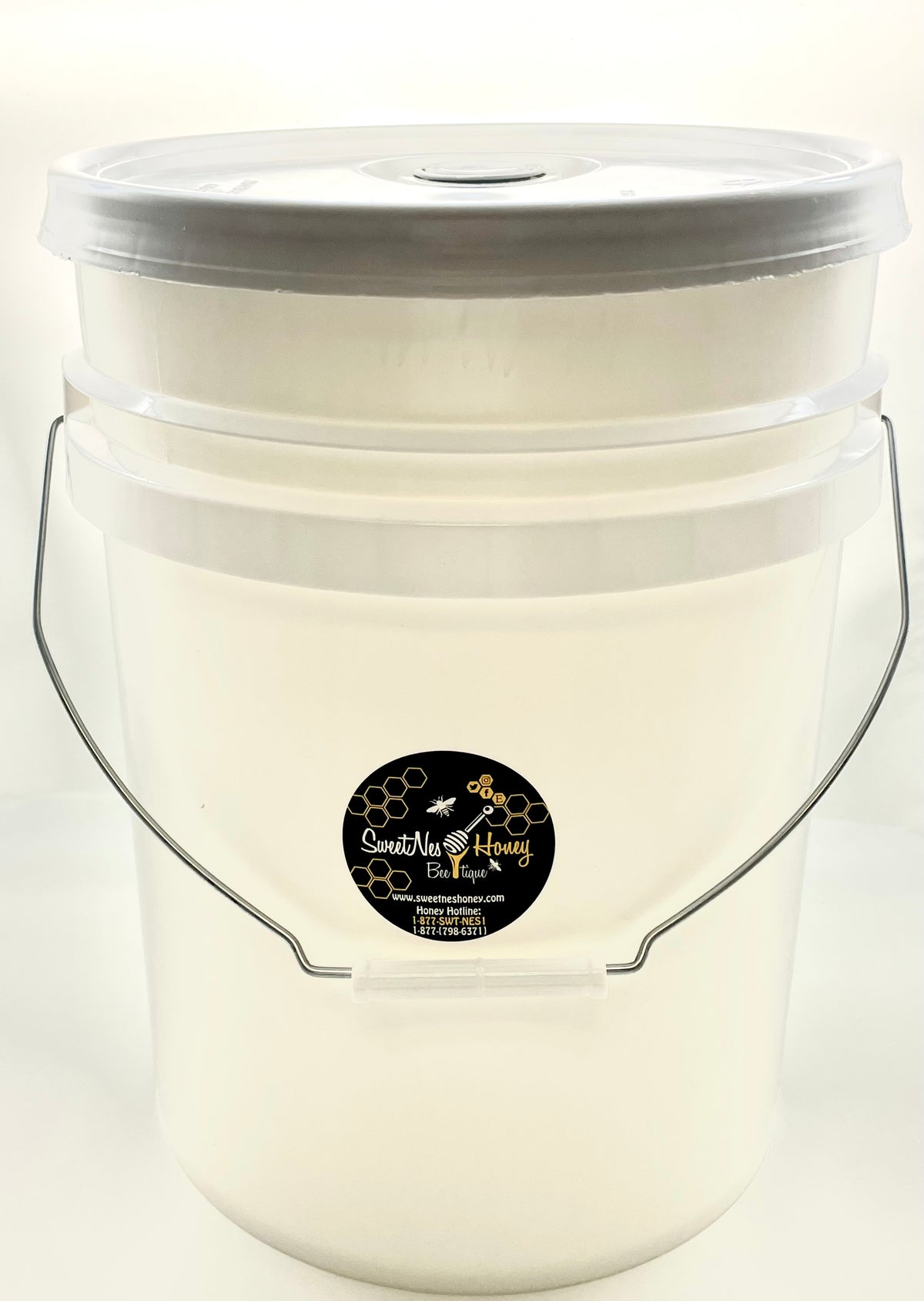 Raw Unfiltered Texas Wildflower Honey - Local - 5 Gallon Pail (60lbs) FREE SHIPPING