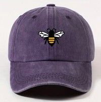 Bee Embroidered Cap