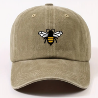 Bee Embroidered Cap