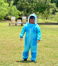 SNH BLUE Ventilated FULL BEE SUIT