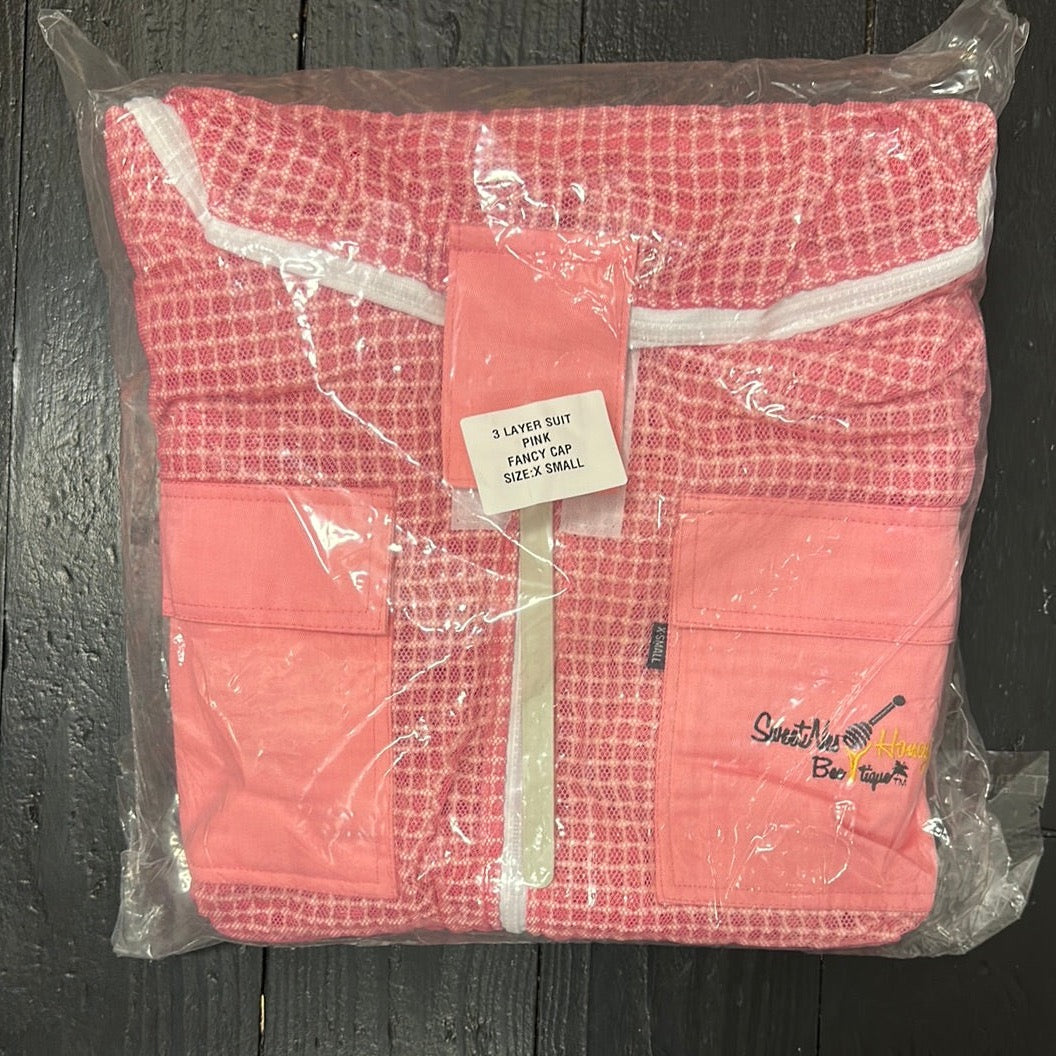 SNH PINK Ventilated FULL BEE SUIT