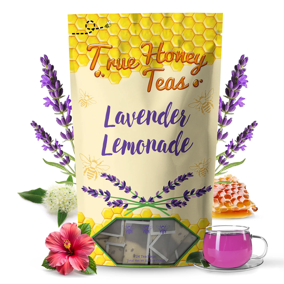 True Honey Teas LAVENDER LEMONADE