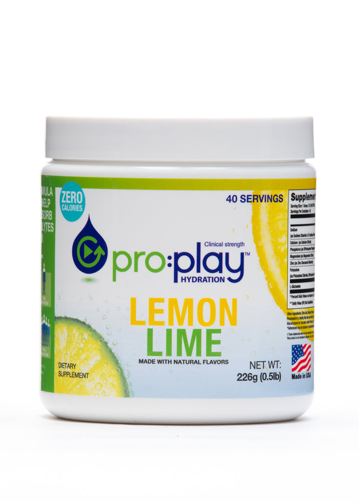 Pro:Play with Magnesium + Zero Sugar LEMON LIME (Tub 40servings)
