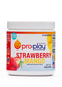 Pro:Play with Magnesium + Zero Sugar STRAWBERRY MANGO (Tub 40 servings)