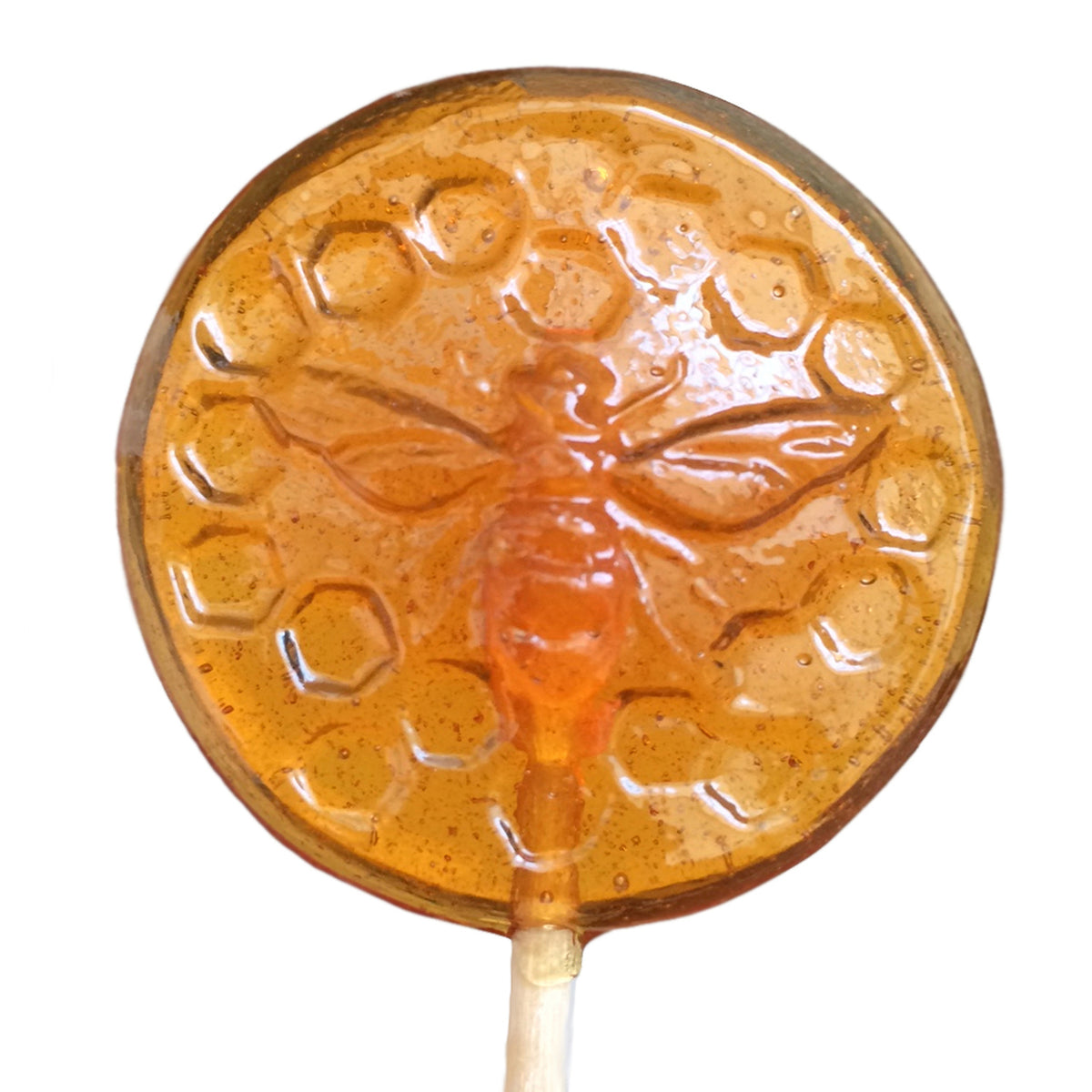SMALL Bee & Honey Comb Honey Lollipops