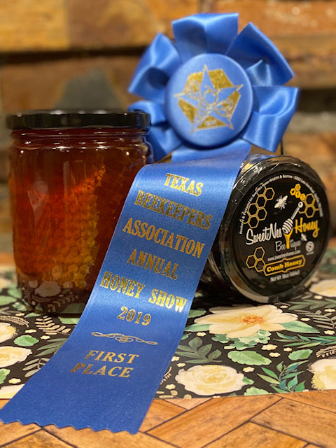 16oz Comb Honey (Chunk of Texas Honey Comb in our Local Fort Bend Honey)