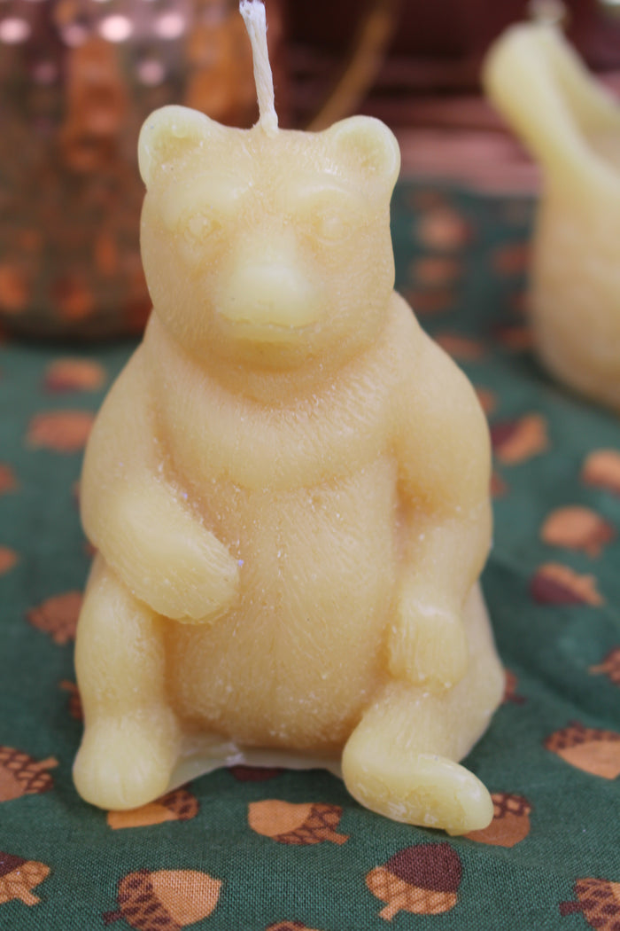 "Big Bear" 100% Pure Beeswax Candle