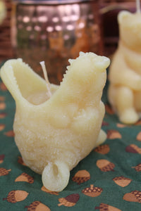 "Big Bear" 100% Pure Beeswax Candle Set of 2