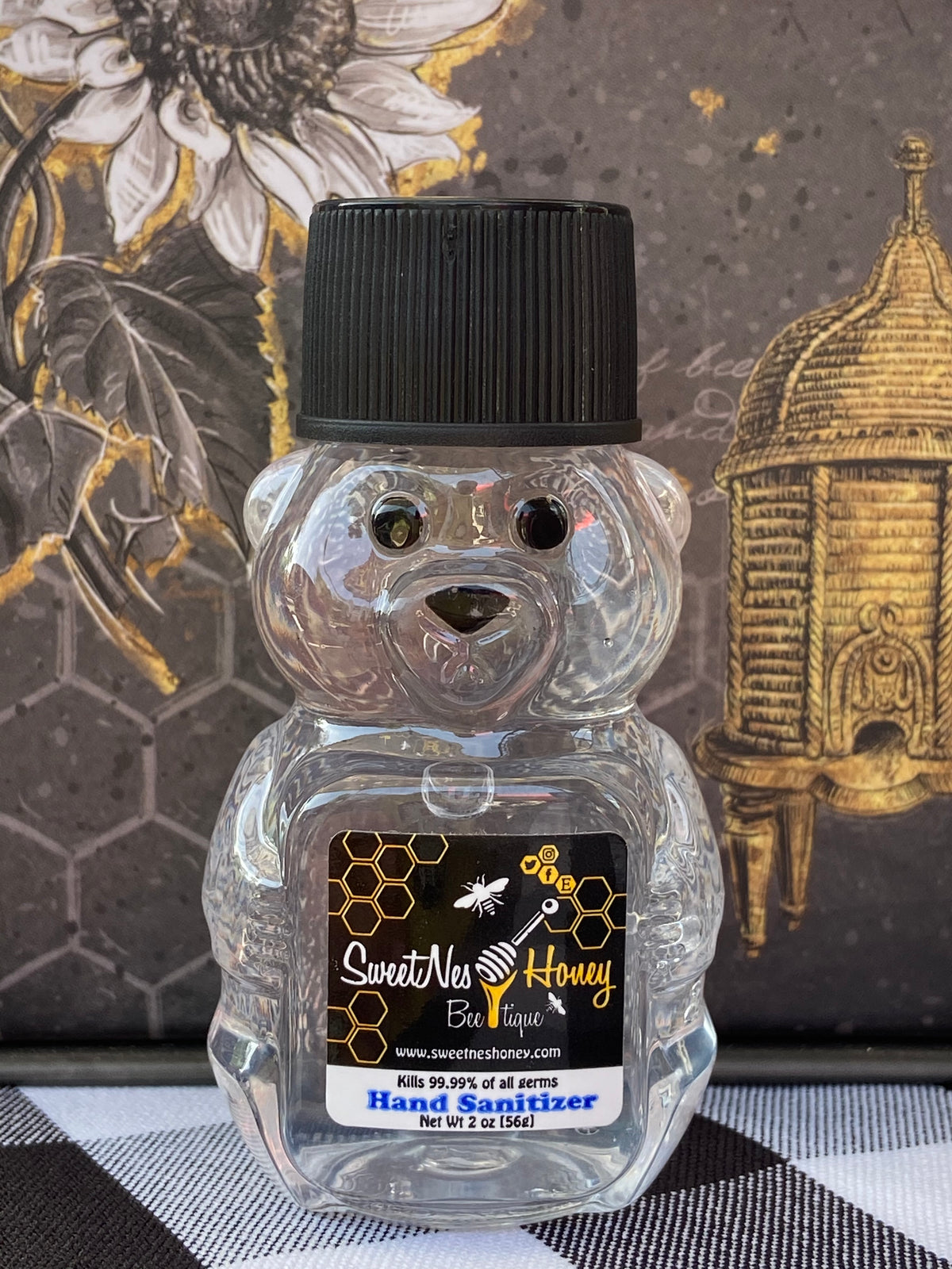 Hand Sanitizer Gel 2oz Bear