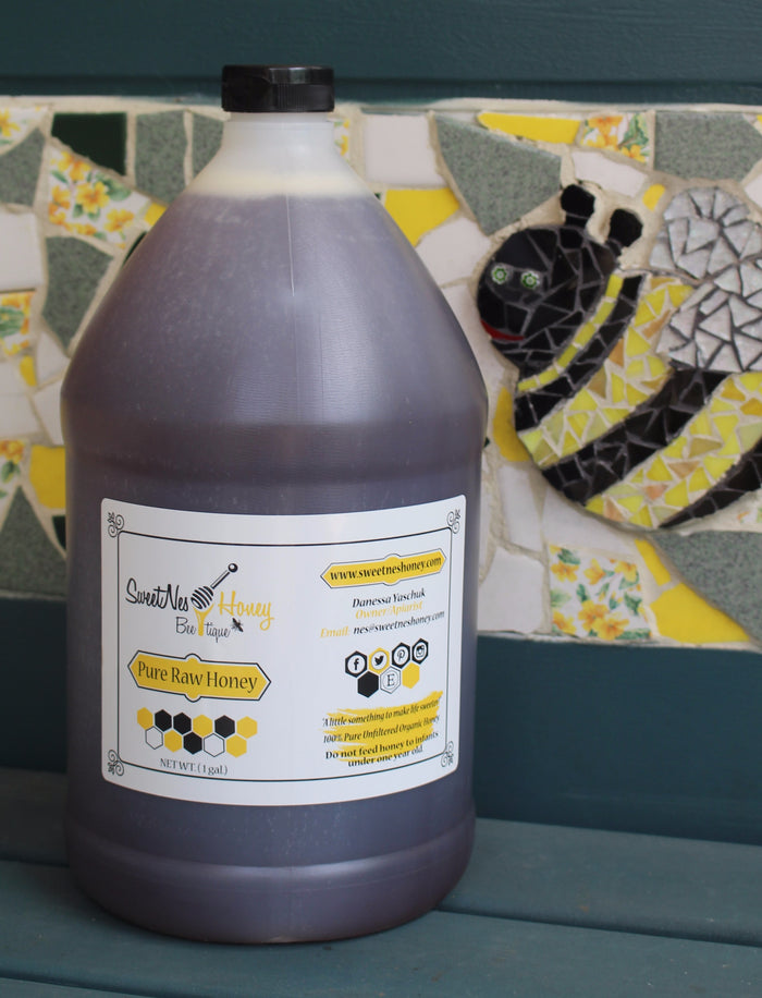 SweetNes Honey Raw Unfiltered HUAJILLO SOUTH TEXAS Honey - 1 Gallon