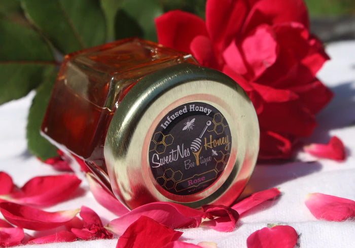 Rose Infused Honey 2oz
