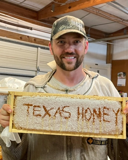 SweetNes Honey Unfiltered Raw Local Texas Honey 32oz (2lb) Squeezable Oval