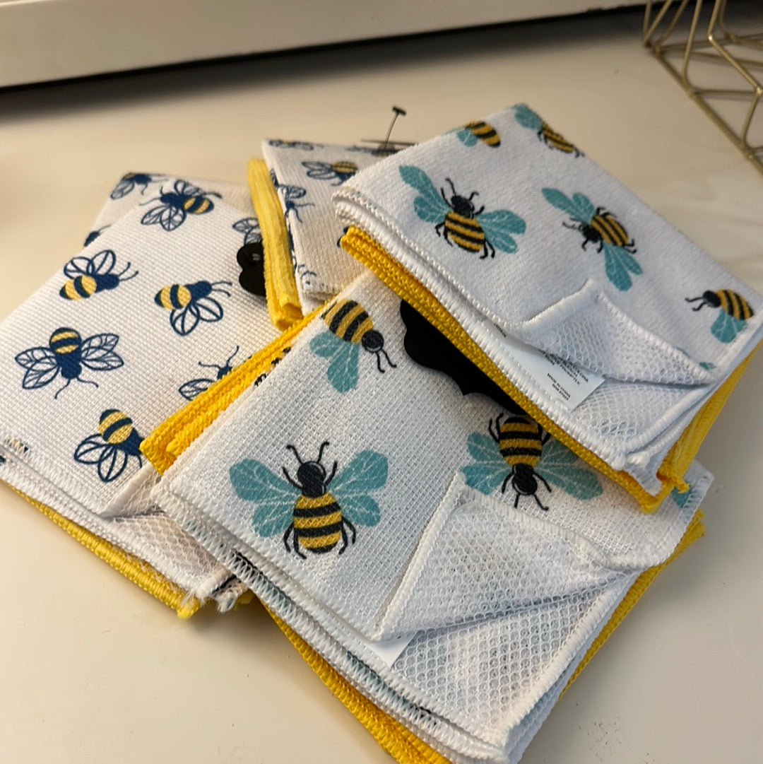 Bee Dish Rag Set of Two