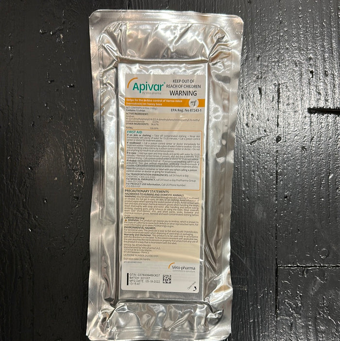 12 pack Apivar Strips