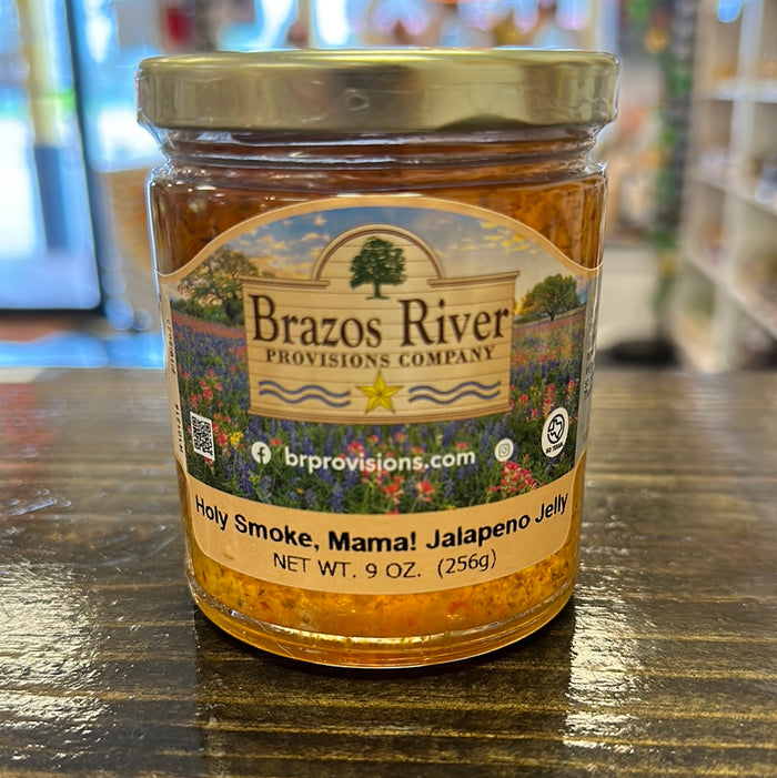Brazos River HOLY SMOKE MAMA! Jalapeño Jelly